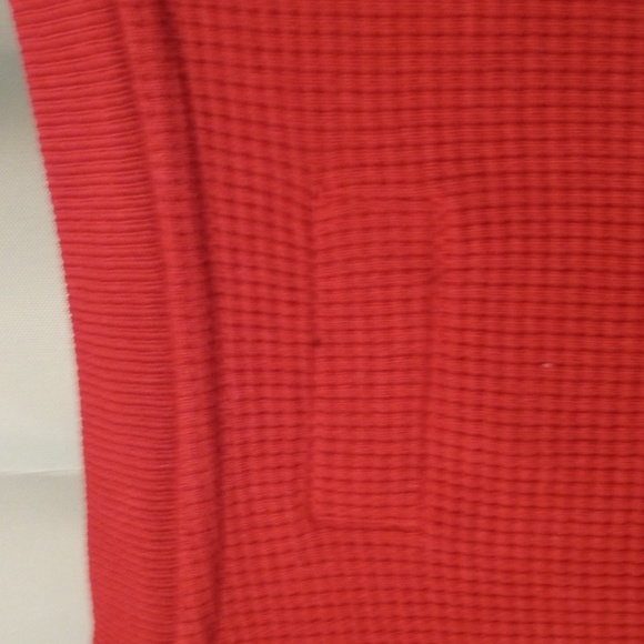 Polo Ralph Lauren Cotton Long Sleeve Logo Shirt Thermal Textured Red ♥️ - Picture 11 of 14